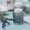 Świecznik szklany TeaLight Gray 6cm RAVI